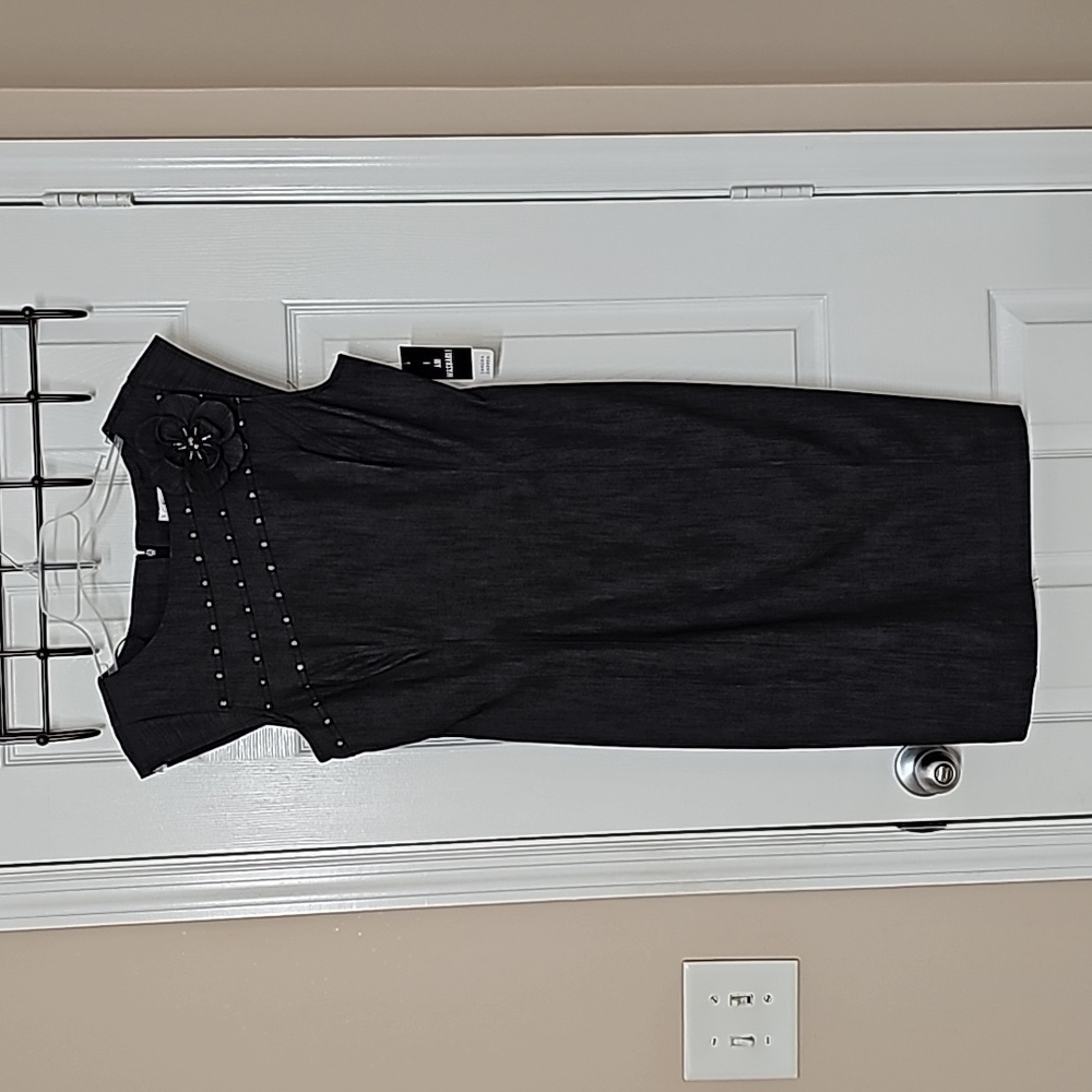 New! Black Denim Dress